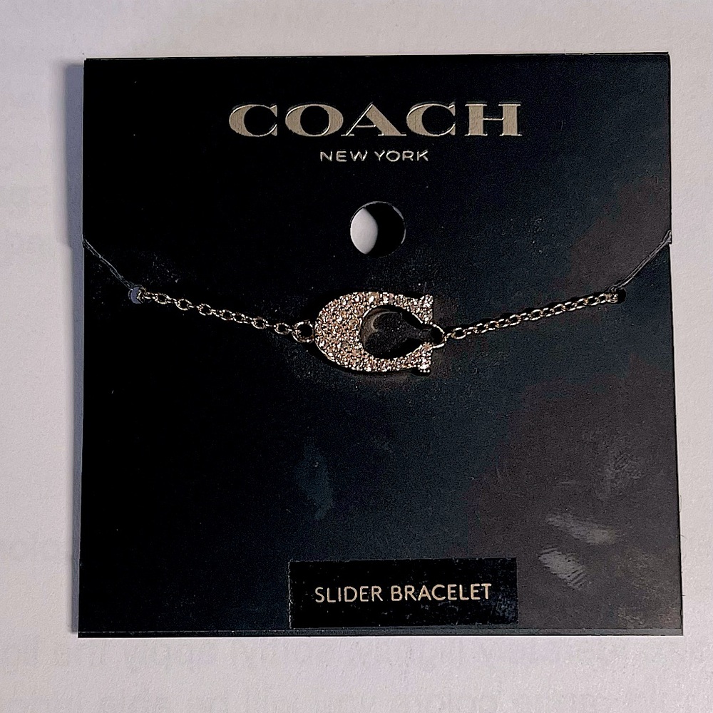 Coach Pave Signature Slider Bracelet #91427
Rose Gold NWT